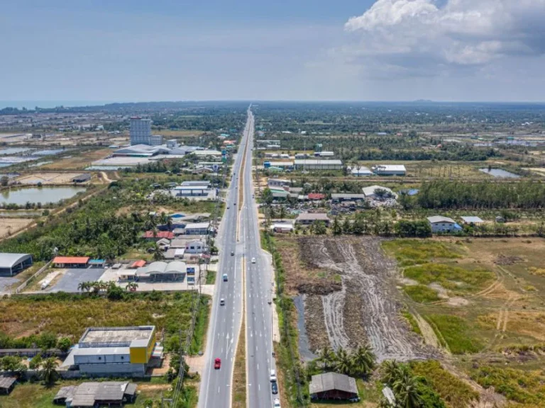 Land For Sale ที่ดิน 32 ไร่ ติดถนนทางหลวงสาย 408 ใกล้สี่แยกรับแพรกระโนด สงขลา