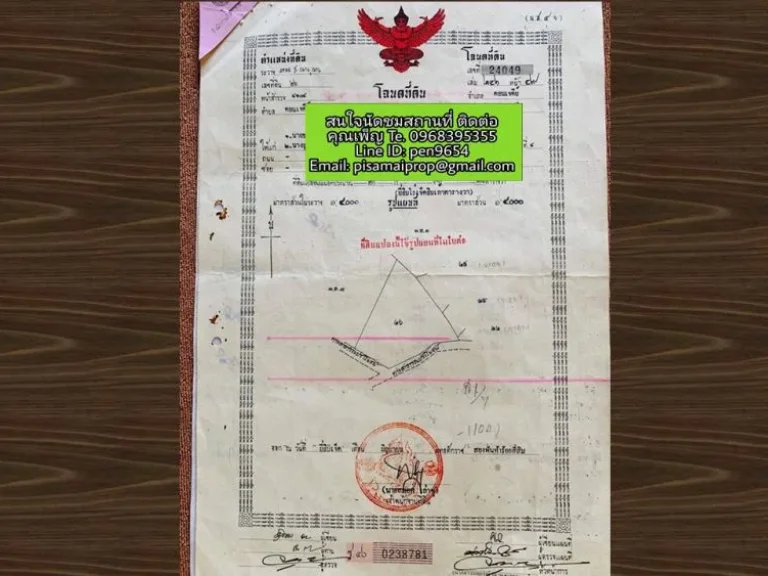 ขายเหมาที่ดินด่วน 15 ล้านพร้อม 58 ไร่ 2 งาน 96 ตรว