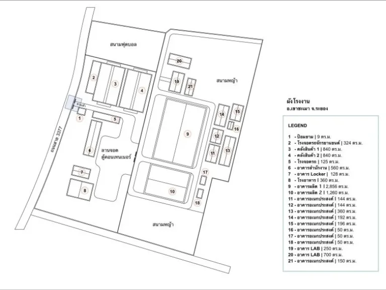 ขายโรงงานขนาดกลาง บนพื้นที่ 29 ไร่ 3255 ตารางวา พร้อมอาคาร