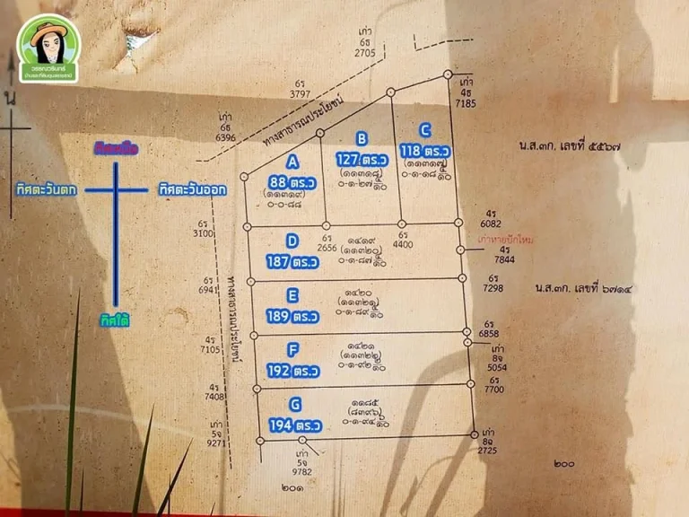 ที่ดินแบ่งล๊อค บ้านดอนจันทร์ ตท่าช้าง อวาริน