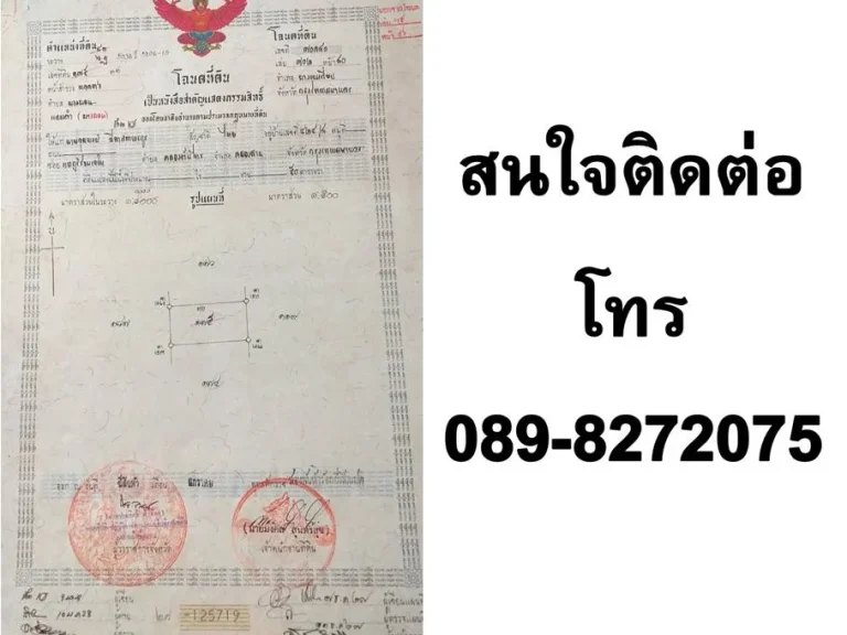 ขายที่ดินเปล่า ซอยเทียนทะเล 20 อยู่ในชุมชนดอกรัก บางขุนเทียน กรุงเทพฯ