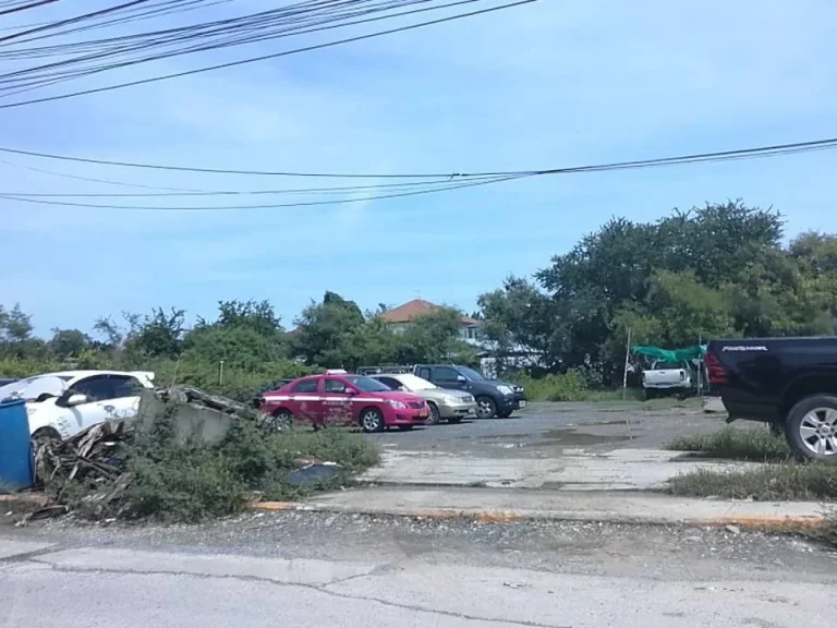 ที่ดินเปล่าติดถนน ซอยเทศบาลบางปู70 ขนาด1ไร่80ตรว