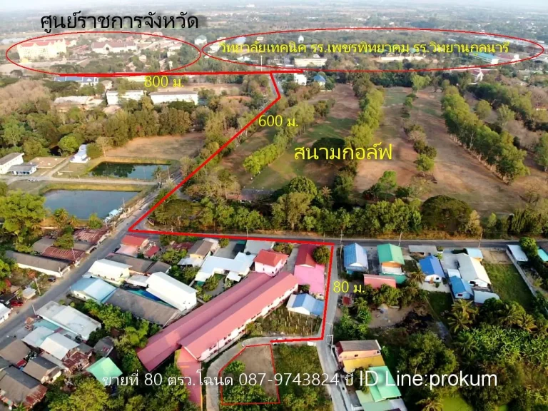 ขายที่ 80 ตรวในเมืองเพชรบูรณ์