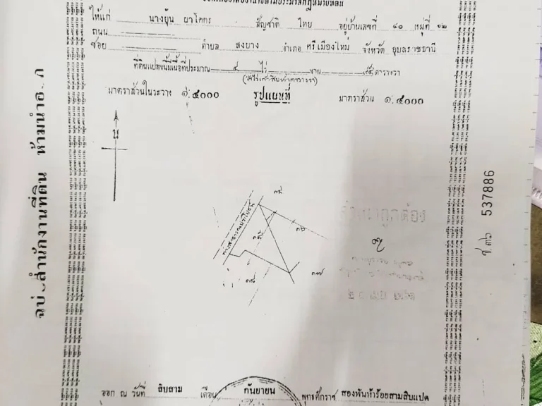 ขายที่ดิน 4 ไร่ 95 ตารางวา ตำบลตะบ่าย อำเภอศรีเมืองใหม่ จังหวัดอุบลราชธานี