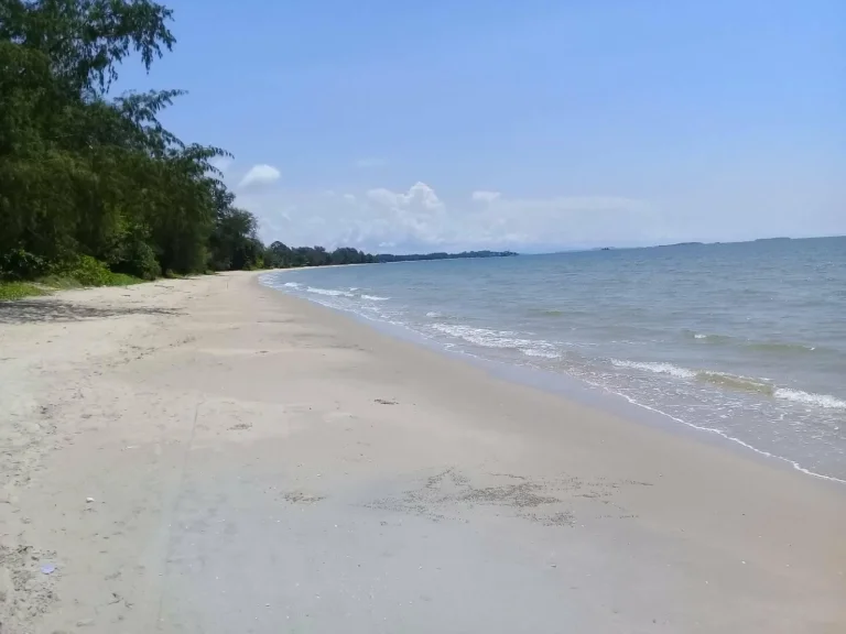 ขายที่ดินริมคลอง ติดทะเล หาดแม่พิมพ์ หาดทรายขาว น้ำใส