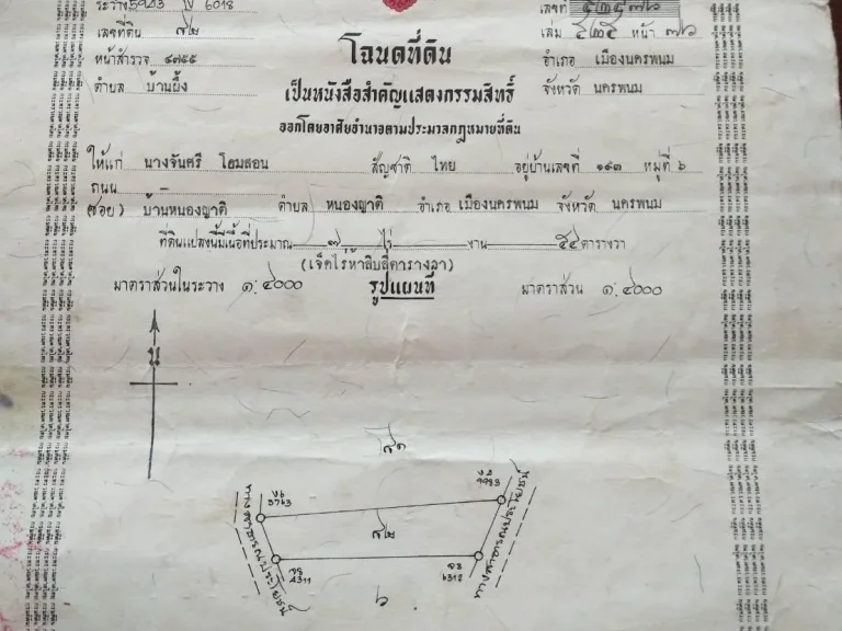 ขายที่ดินเปล่า บ้านผึ้งเหมาะกับทำการเกษตร ไร่ละ 300000 บาท