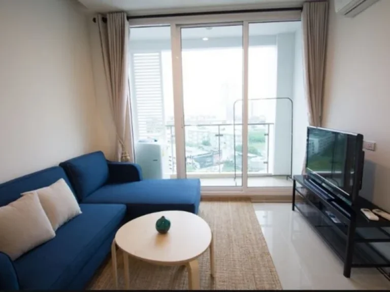 For rent คอนโด TC GREEN Rama 9 ชั้น 14 1นอน ตึกD Fully Furnished เห็นวิวเมืองโล่ง