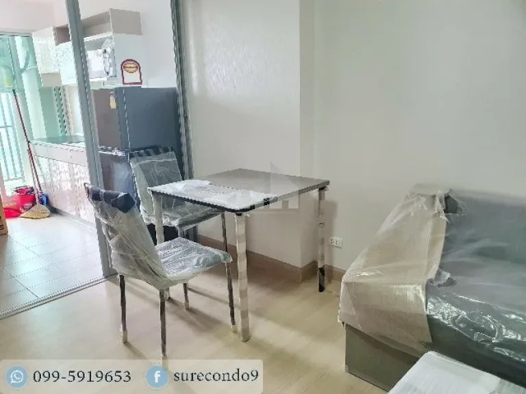 For RENT ให้เช่า 1 ห้องนอน วิวสระว่ายน้ำ ใกล้ MRT พระราม 9 Supalai Veranda Rama 9