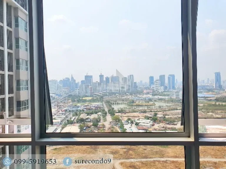 For RENT ให้เช่า 1 ห้องนอน วิวสระว่ายน้ำ ใกล้ MRT พระราม 9 Supalai Veranda Rama 9