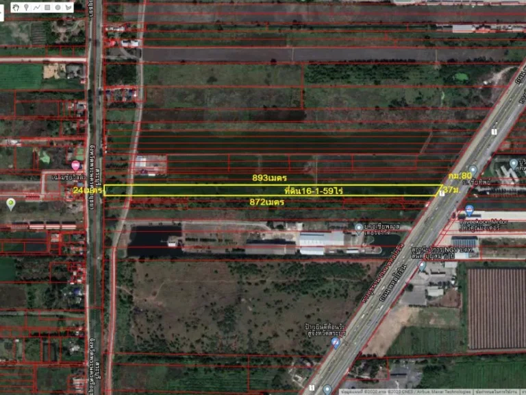 ขายถูกมากที่ดิน 16 ไร่ ต่ำกว่าราคาประเมิน ติดถนนพหลโยธิน กม80