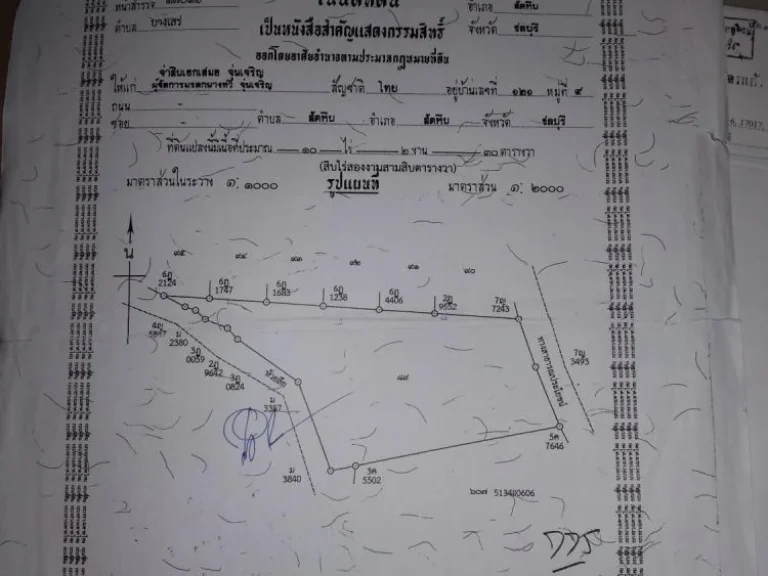 ขายที่ดินเปล่าแนวถนน 332 บางเสร่ สัตหีบ ชลบุรี