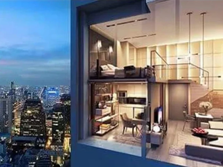 อย่าพลาด ก่อนโอนคอนโด KnightsBridge Prime Sathorn BTS Chong Nonsi 1 Bd Duplex 44 sqm 604 MB