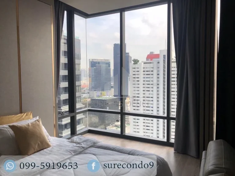 For RENT 1 ห้องนอน ห้องสวย แต่งครบ Ashton Silom ใกล้ BTS ช่องนนทรี