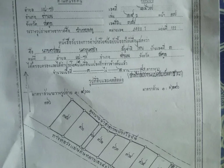 ขายที่ดิน ห้อง ติดถนนใหญ่