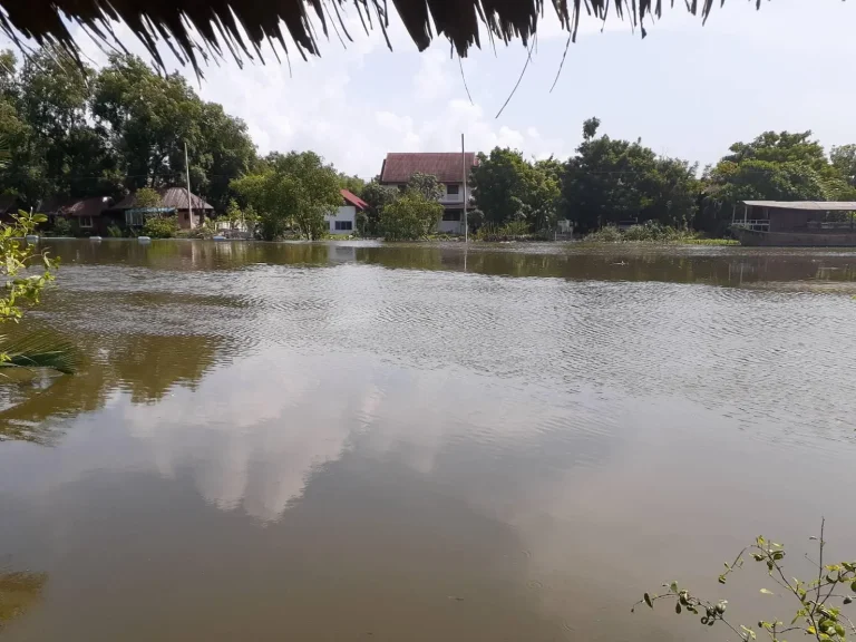 ขายบ้านริมน้ำท่าจีน2หลัง อเมืองสมุทรสาคร 300 ตรว