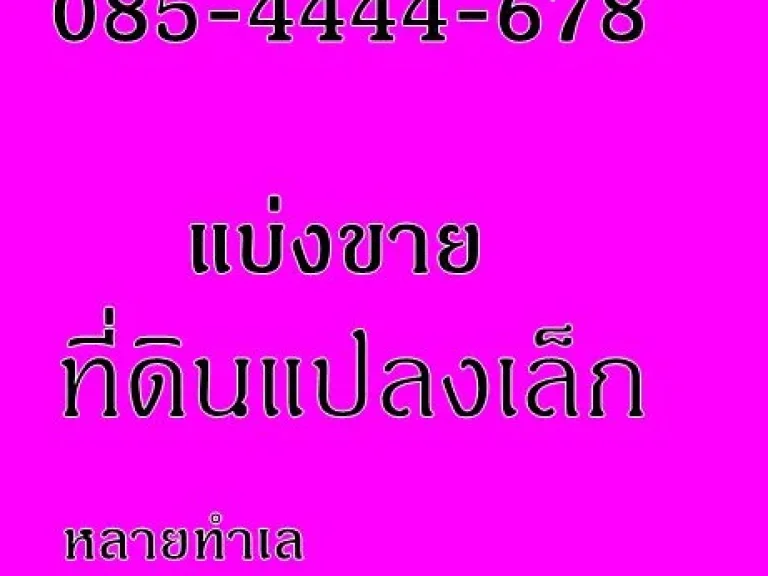 085-4444678 086-3170898 ขายตึกแถวตลาดปลวกแดงและที่ดินเปล่าบ่อวิน ศรีราชาแปลงเล็กๆหลายแปลง ทำเลดีๆในเมือง ต้องการนายหน้าให้ประมาณ 100000บ 3ทุกแปลง