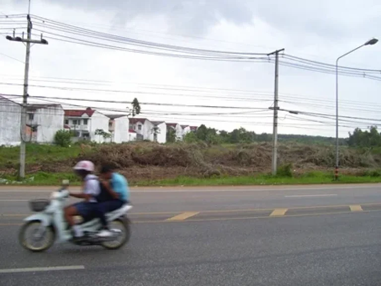 ขายที่ดิน 23 ไร่ ติดถนนสายหลัก สนามบิน- หาดใหญ่ สงขลา