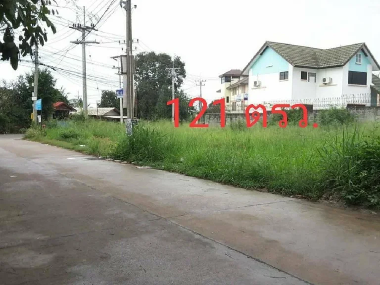 ขายที่ดินทำเลดี 121 ตรว ใกล้ถนนสุขุมวิท พัทยา