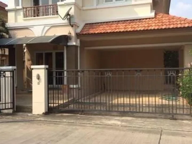 For Rent บ้านเดี่ยวพร้อมอยู่ หมู่บ้านกรองทองกรุงเทพกรีฑา7