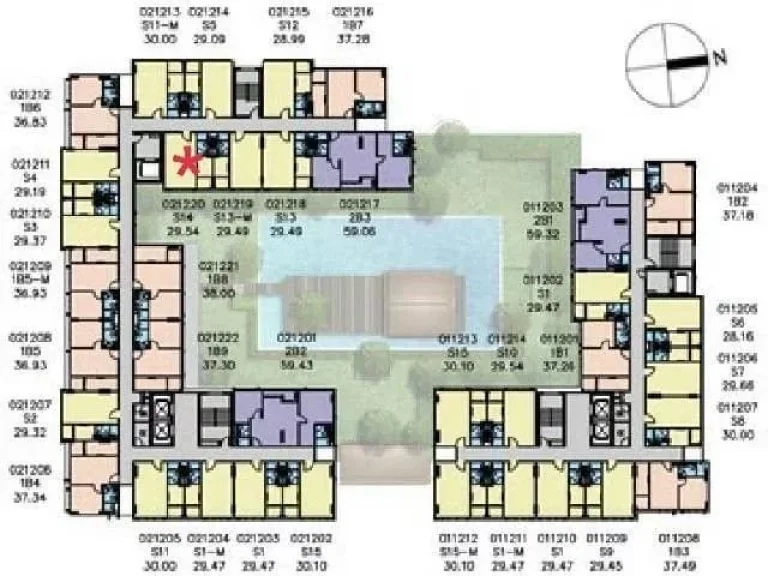 ให้เช่าคอนโด ดีบุรา พรานนก 1 ห้องนอน 1 ห้องน้ำ ชั้น 12 ขนาด 3007 ตรม