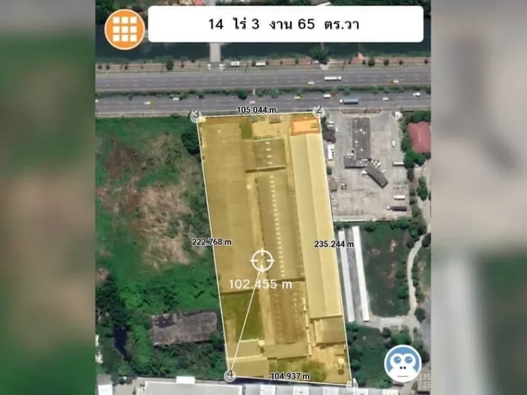 นำเสนอที่ดินพร้อมโรงงาน ย่านนิคมอุสาหกรรมบางปู เนื้อที่ 14 ไร่ 3 งาน 65 ตารางวา