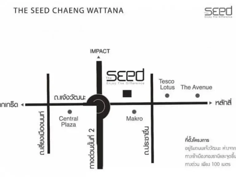 ให้เช่า คอนโดเดอะชี๊ด The SEED แจ้งวัฒนะ ขนาด 31ตรม ชั้น8 ตกแต่งครบ พร้อมเข้าอยู่