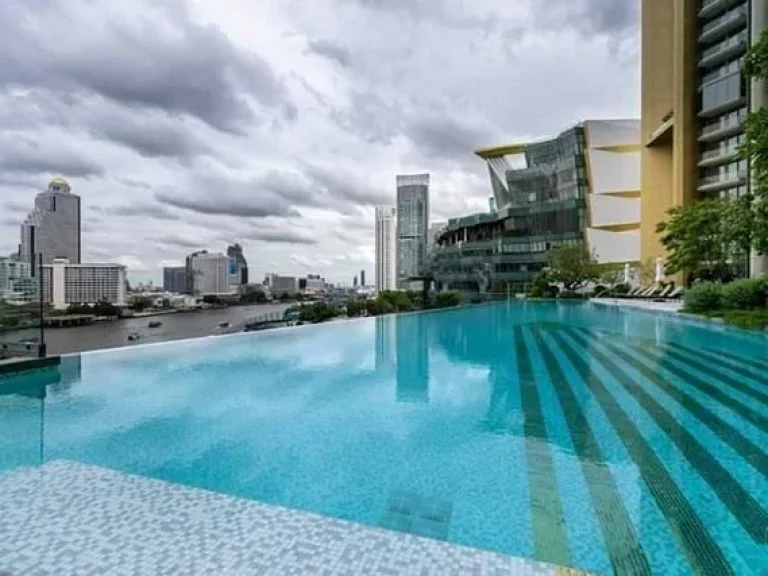 ขายดาวน์ The Residences Mandarin Oriental Bangkok ICON SIAM ชั้น 45 ห้องมุม 15017 ตรม