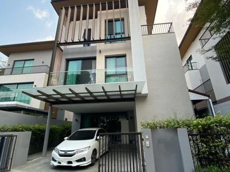 For Rent บ้าน 3 ชั้น AQ ARBOR ถนนเฉลิมพระเกียรติ ร9 ซอย48 ใกล้สวนหลวง