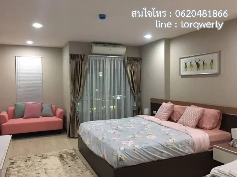 ให้เช่า Ping Condo The Centerpiece ใกล้ เซ็นทรัล แอร์พอร์ต พลาซ่า เดือนละ 10000 บาท