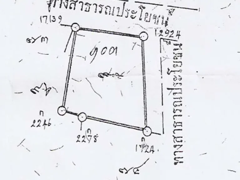 ขายที่ดินมุมสวยติดถนนคอนกรีต 165 ตรว ใกล้โลตัส