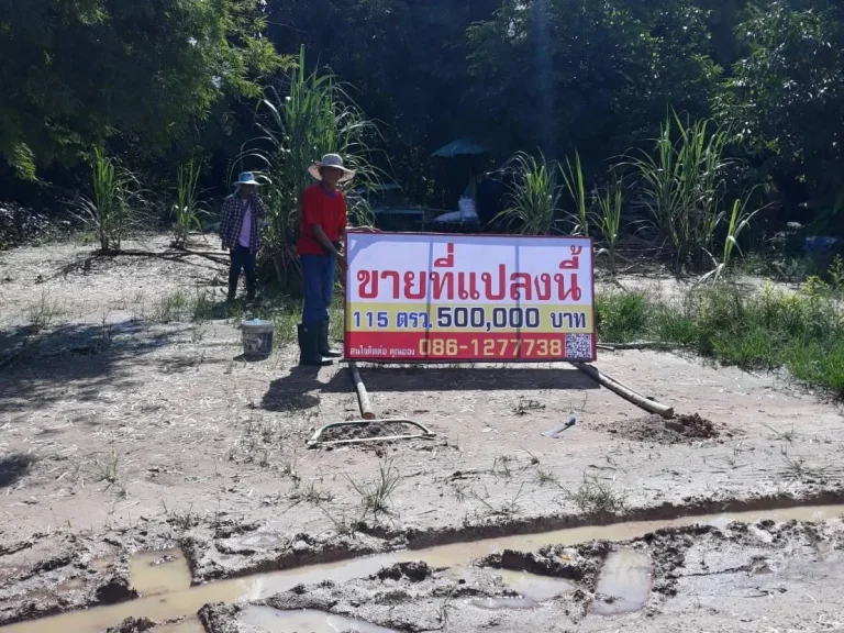 ที่ดิน 115 ตรว ใกล้โลตัสโพนทอง รพ รรโพนทอง