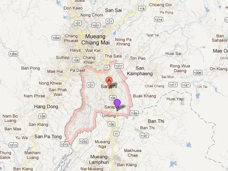 Land for sale in Saraphi Chiangmai