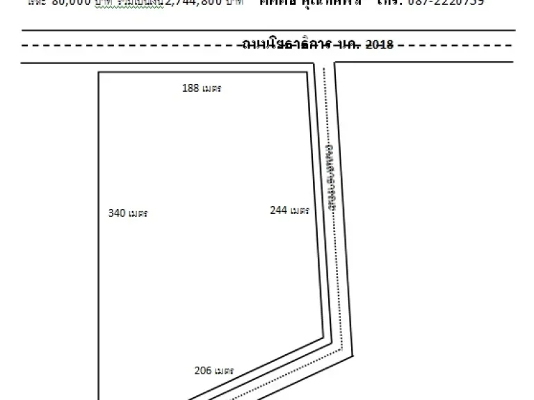 ขายที่ดินทำเลดี