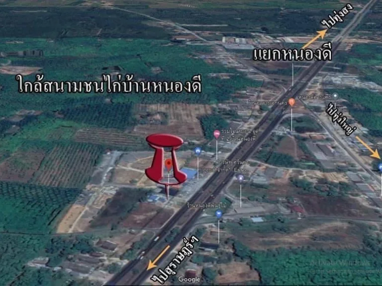 ขายที่ดินเปล่า ตรงข้ามปั้ม ปตทหนองดี