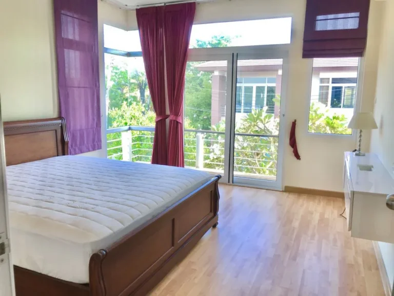 ให้เช่าบ้านเดี่ยว ศรีราชา Detached House For Rent The Boulevard Sriracha Village near J-Park Assumption College Sriracha-Nong Yai Bu Fully Furnished