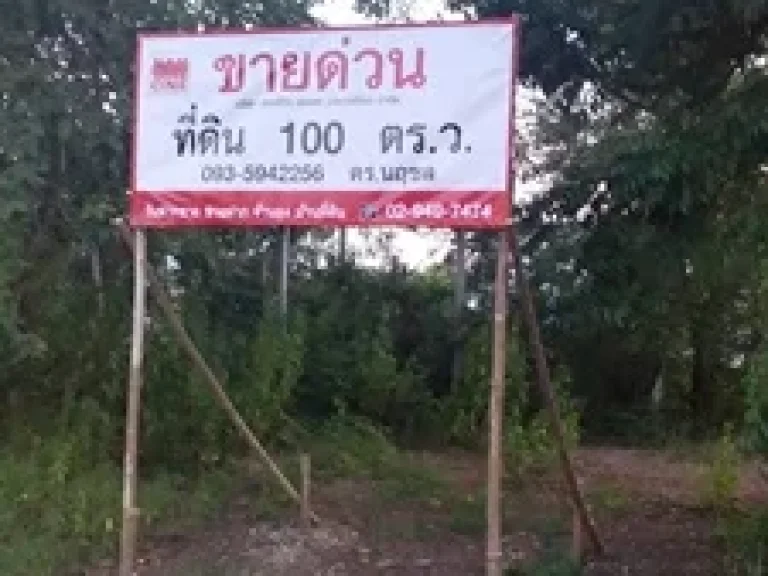 ขายที่ดินใกล้แยกอินโดจีน อเมืองพิษณุโลก จังหวัดพิษณุโลก เนื้อที่ 100 ตรว