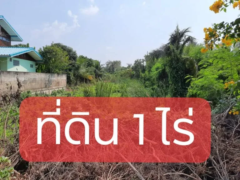 ขายที่ดิน 1 ไร่ ซอยข้าง ชิครีพับบลิคแมคโดนัล อ้อมเกร็ด ปากเกร็ดนนทบุรี