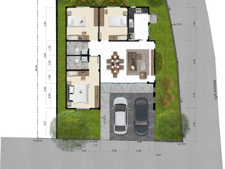 บ้านเดี่ยว 3ห้องนอน 2 ห้องน้ำ โครงการบ้านอิสระ เชิงทะเล ภูเก็ต