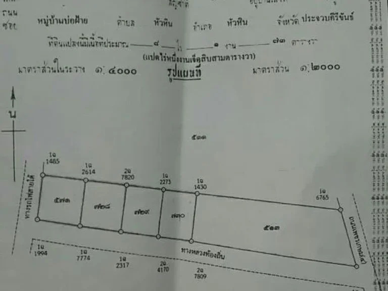 ขายที่ดินโฉนด 8 ไร่ 1 งาน 73 ตรว ติดถนนเพชรเกษมเก่า