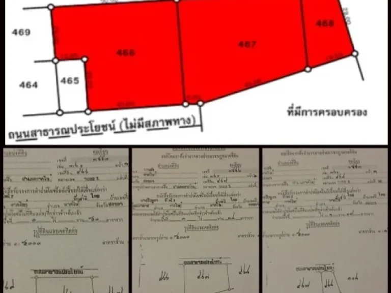 ขายรวม3แปลงเนื้อที่2ไร่2งาน5ตารางวาราคาพิเศษ