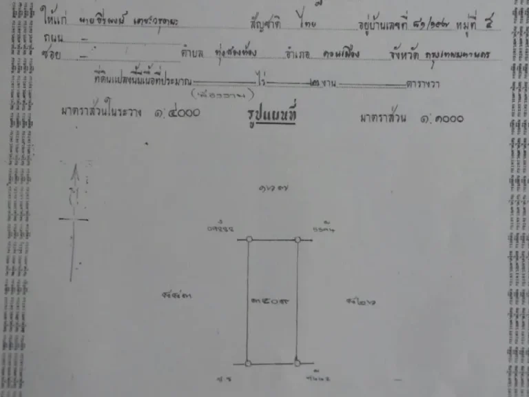 ขายที่ดิน 2 แปลง แปลงละ 200 ตรว