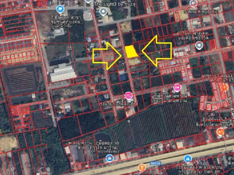 ที่ดินเปล่า 360 ตรว ซสามพราน12 เยื้องกับ โลตัส สามพราน ใกล้