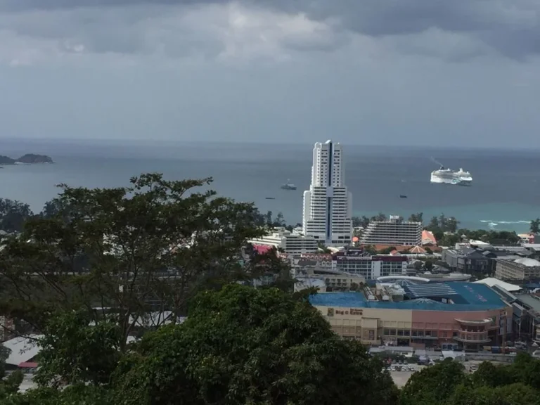 ขายด่วนที่ดิน 4ไร่5ตรว ถนน50ปี เห็นวิวเมืองและทะเลหาดป่าตอง ภูเก็ต