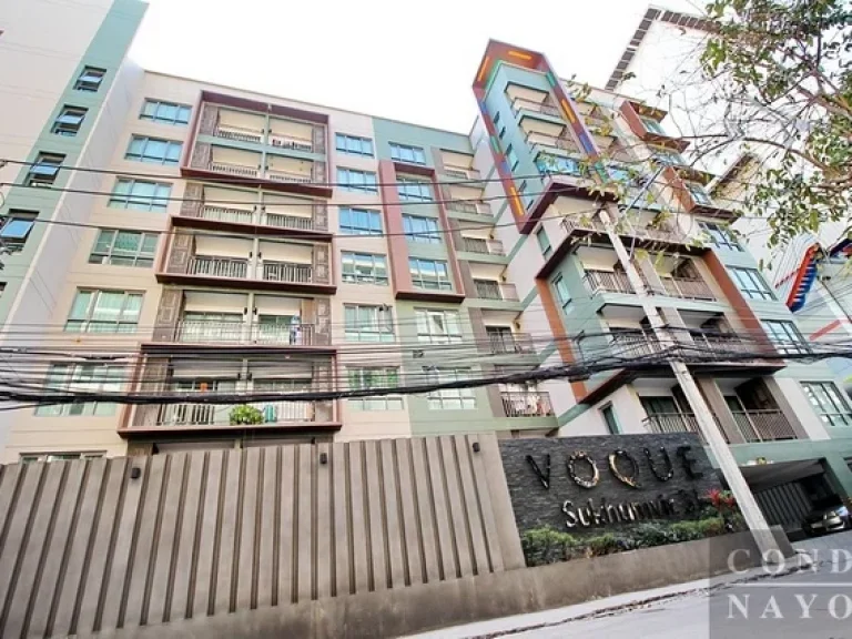 คอนโด VOQUE SUKHUMVIT31 โว๊ค สุขุมวิท 31 ติด มศว ใกล้ BTS อโศก 1BED 4921 ตรม