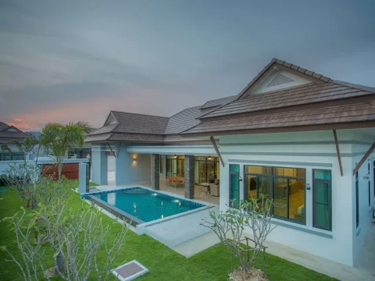 ขายบ้านเดี่ยว PLUMERIA VILLA TYPE C offers modern villas เขตชานเมืองหัวหิน