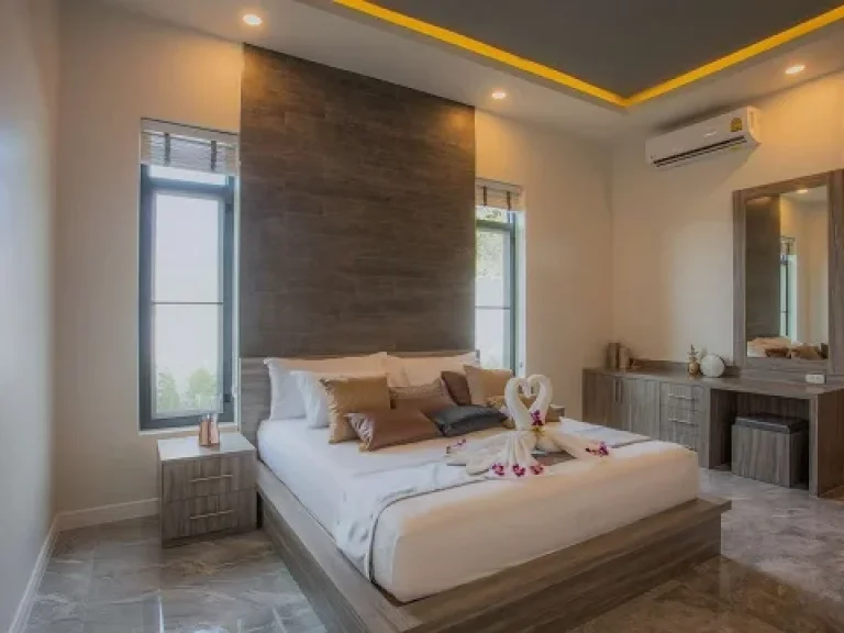 ขายบ้านเดี่ยว PLUMERIA VILLA TYPE C offers modern villas เขตชานเมืองหัวหิน