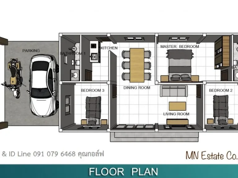 บ้านใหม่ใกล้สนามบิน 1641 ตรว 3 นอน 2 น้ำ จอดรถ 2 คัน