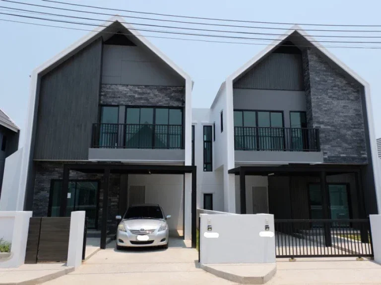 ขายดาวน์ บ้านเดี่ยว 100000 บาท บ้านสไตล์นอร์ดิก โครงการ Norden Barn Habita Maejo เชียงใหม่