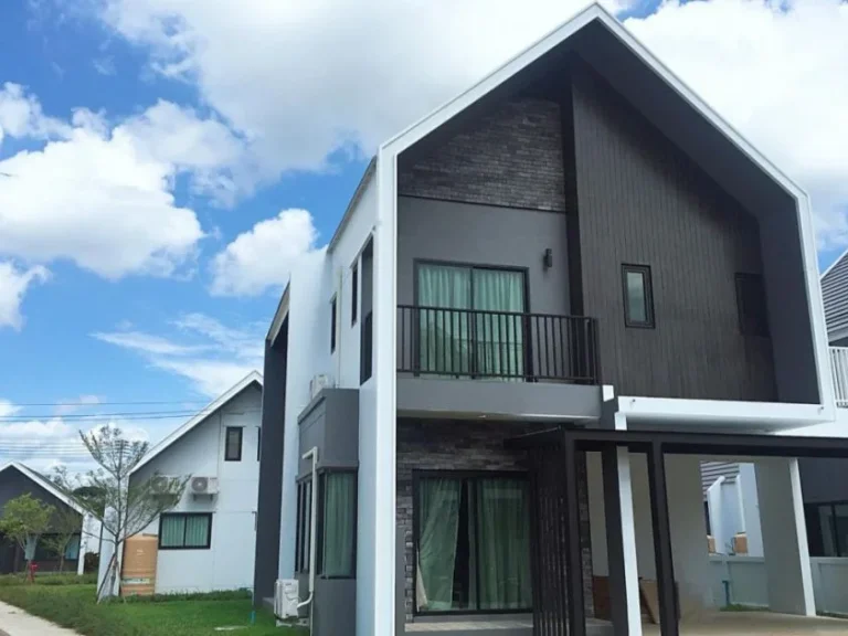 ขายดาวน์ บ้านเดี่ยว 100000 บาท บ้านสไตล์นอร์ดิก โครงการ Norden Barn Habita Maejo เชียงใหม่