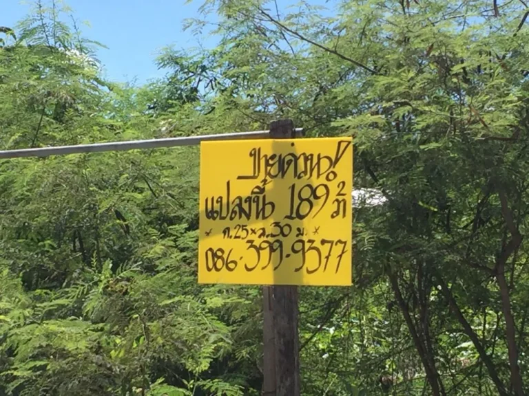 ขายที่ดินลาดพร้าว 101 ซโพธิ์แก้ว 3 เนื้อที่ 189 ตรว ที่สวย เหมาะปลูกบ้าน ใกล้มนตรีสตูดิโอ เข้าออกได้หลายทาง รีบขายด่วน